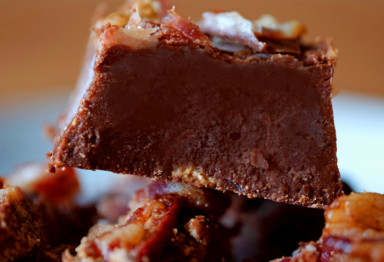 chocolate bacon fudge