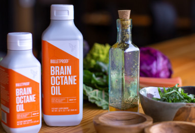 MCT oil in salad dressing using Brain Octane oil