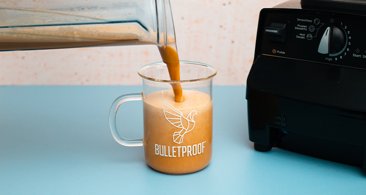 Easy Prebiotic Bulletproof Coffee With Collagen Protein