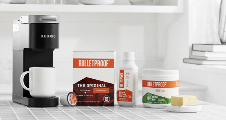 Bulletproof Coffee ingredients with a Keurig machine