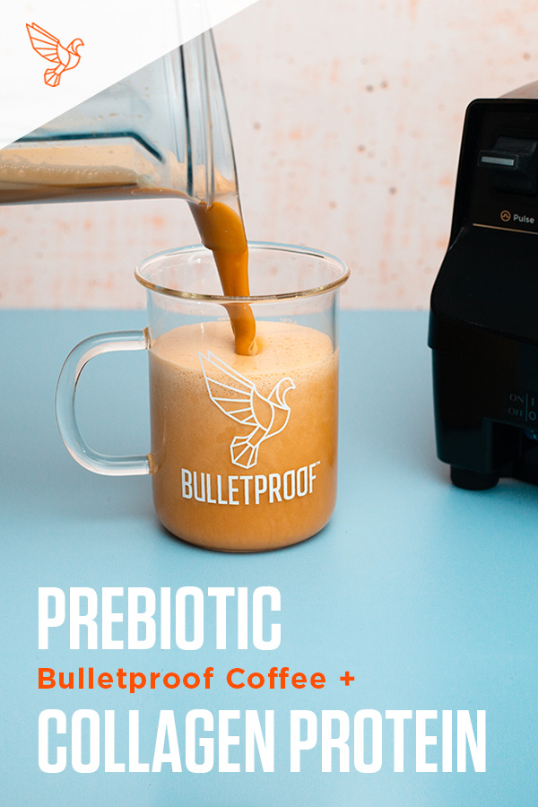 Easy Prebiotic Bulletproof Coffee With Collagen Protein