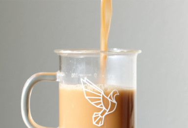 Vegan Bulletproof Coffee in Bulletproof beaker