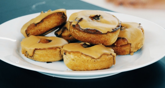 Bulletproof Espresso Donuts on white plate