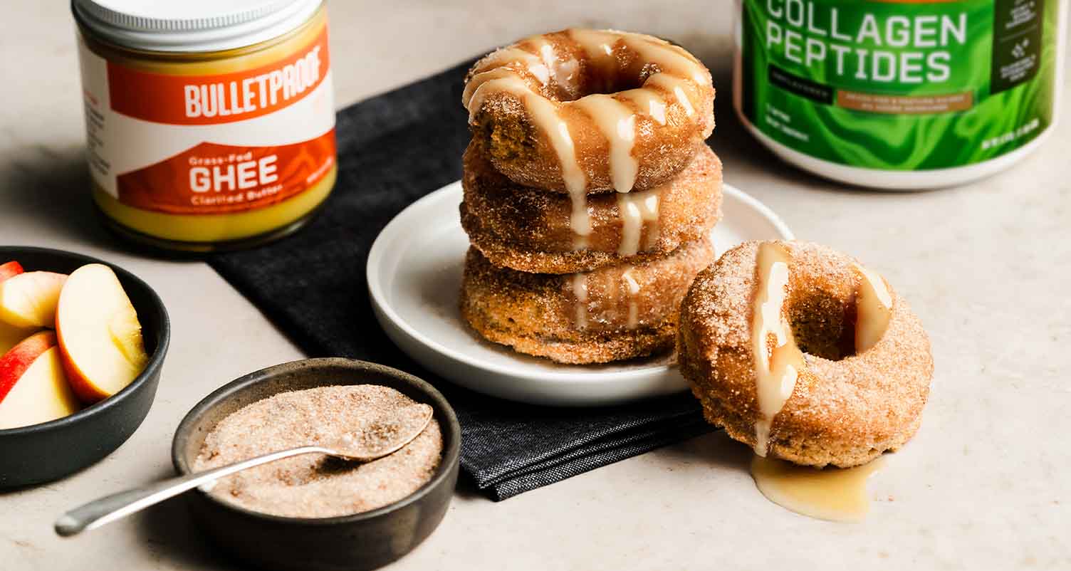 Paleo Baked Apple Cider Donuts recipe - Low-carb, gluten-free, sugar-free