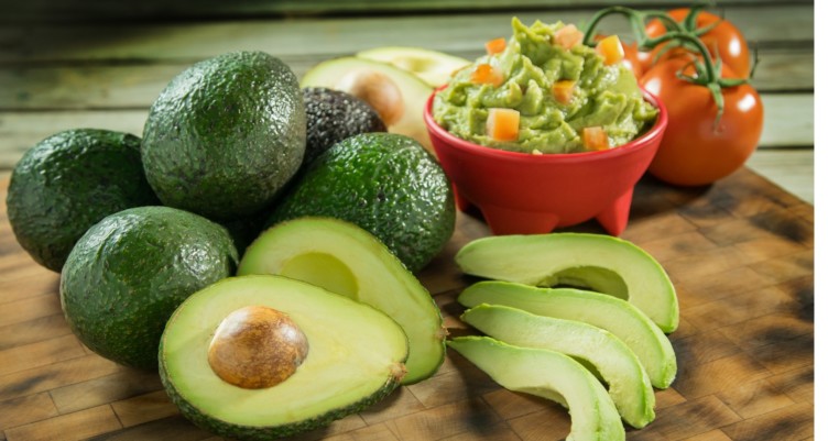 Avocados used to make guacamole