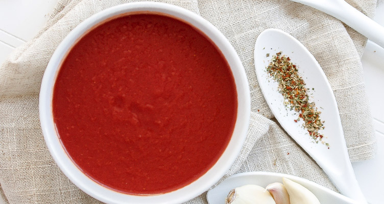Vegetable soup in white bowl