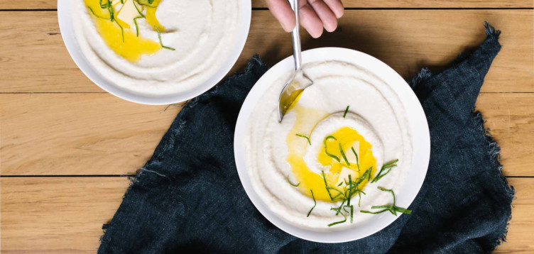 Creamy Cauliflower, Collagen and Chicken Soup