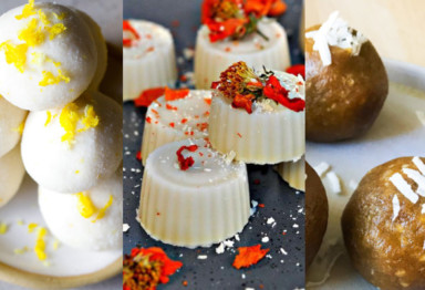 Three different types of fat bombs