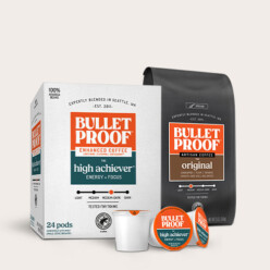 Bulletproof Coffee - High Achiever Pods and Ground Coffee