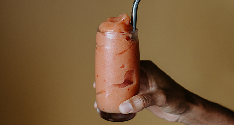 Gut-Friendly Mango and Raspberry Slushie