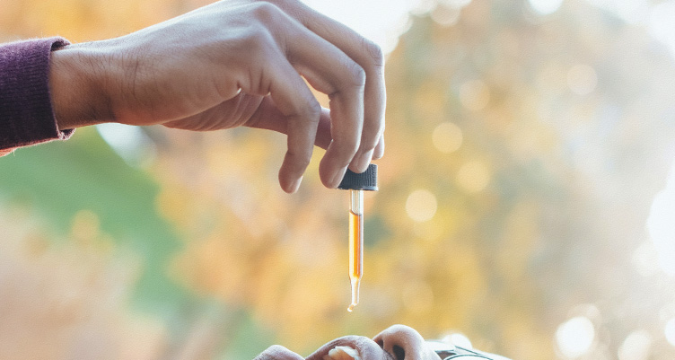 Dropper of vitamin C