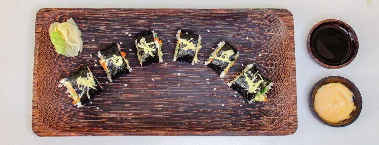 Paleo Cauliflower Rice Sushi Rolls