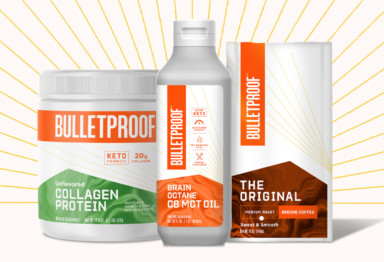 Three Bulletproof products in new packaging