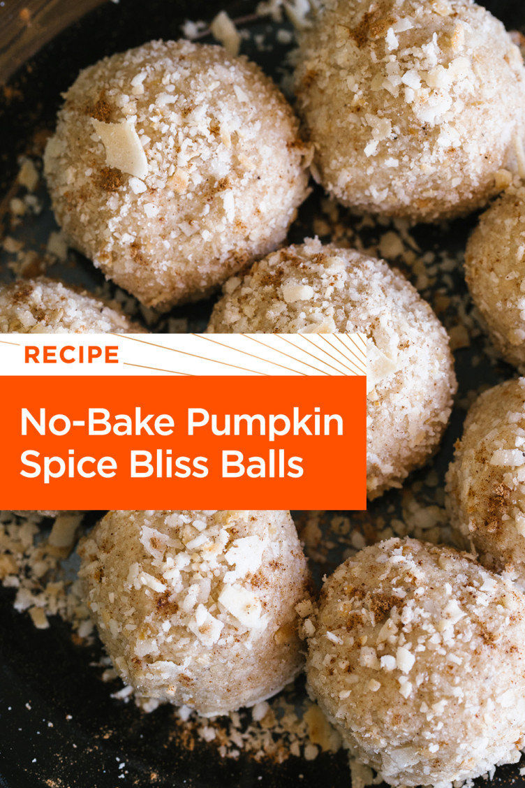 Pumpkin Spice Bliss Balls Pinterest card