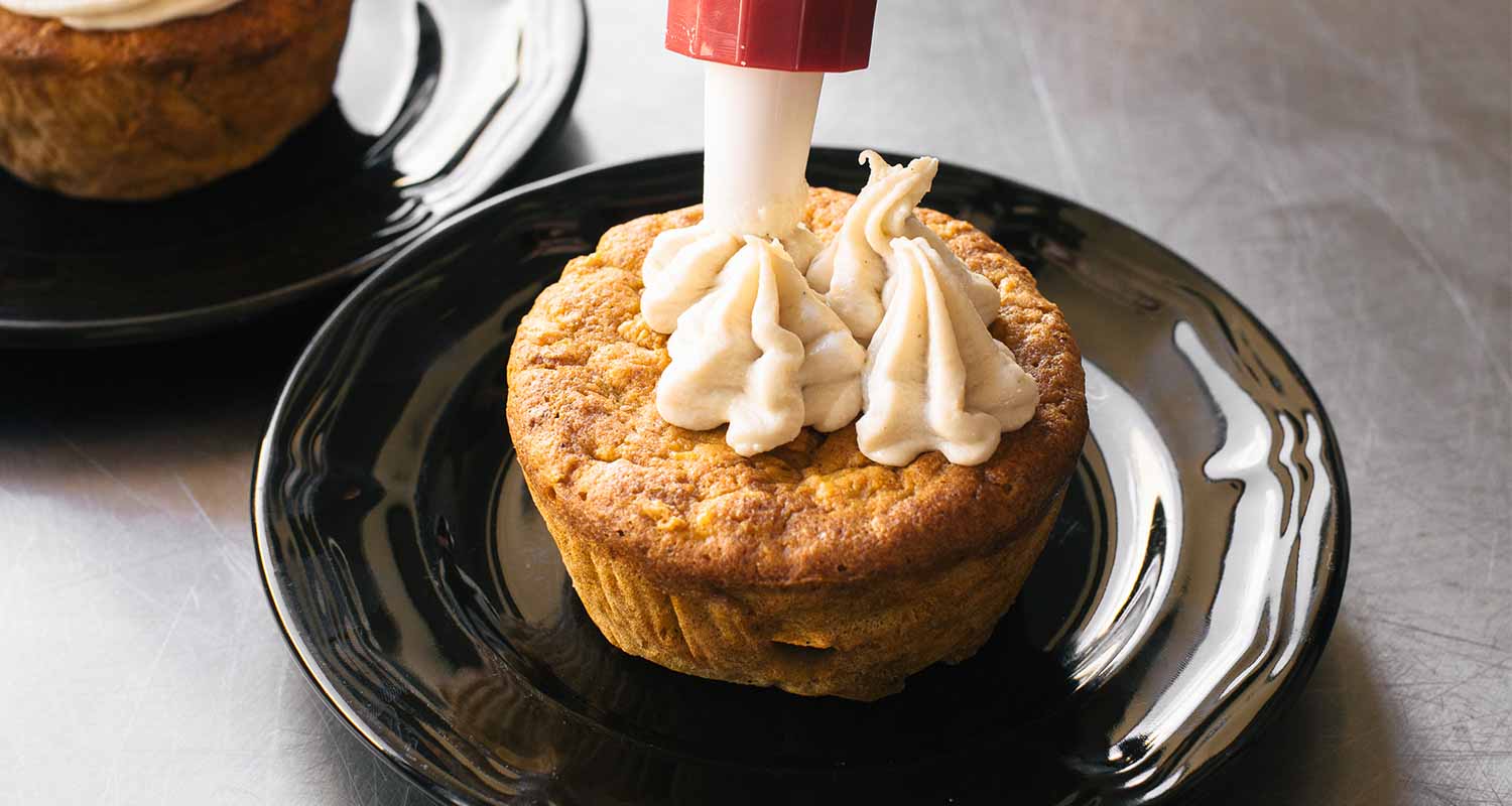 Carrot Cake Collagen Muffins With Cashew Icing (Paleo, Gluten-Free)