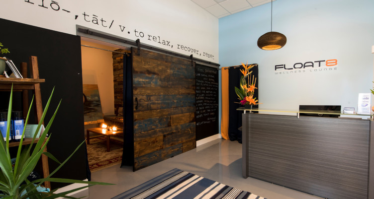 Float8 Wellness Lounge Lobby