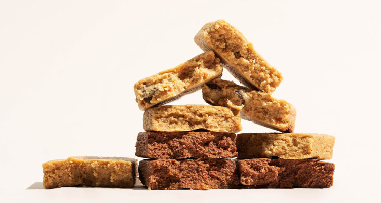 A pile of Bulletproof Collagen Protein Bars