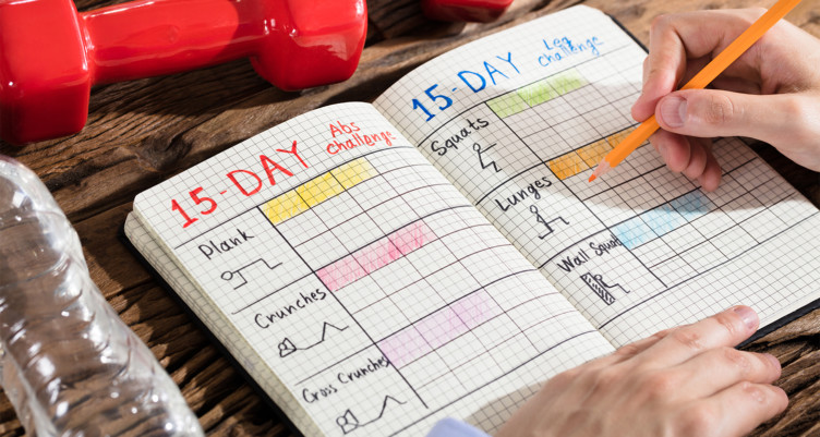 A home fitness agenda