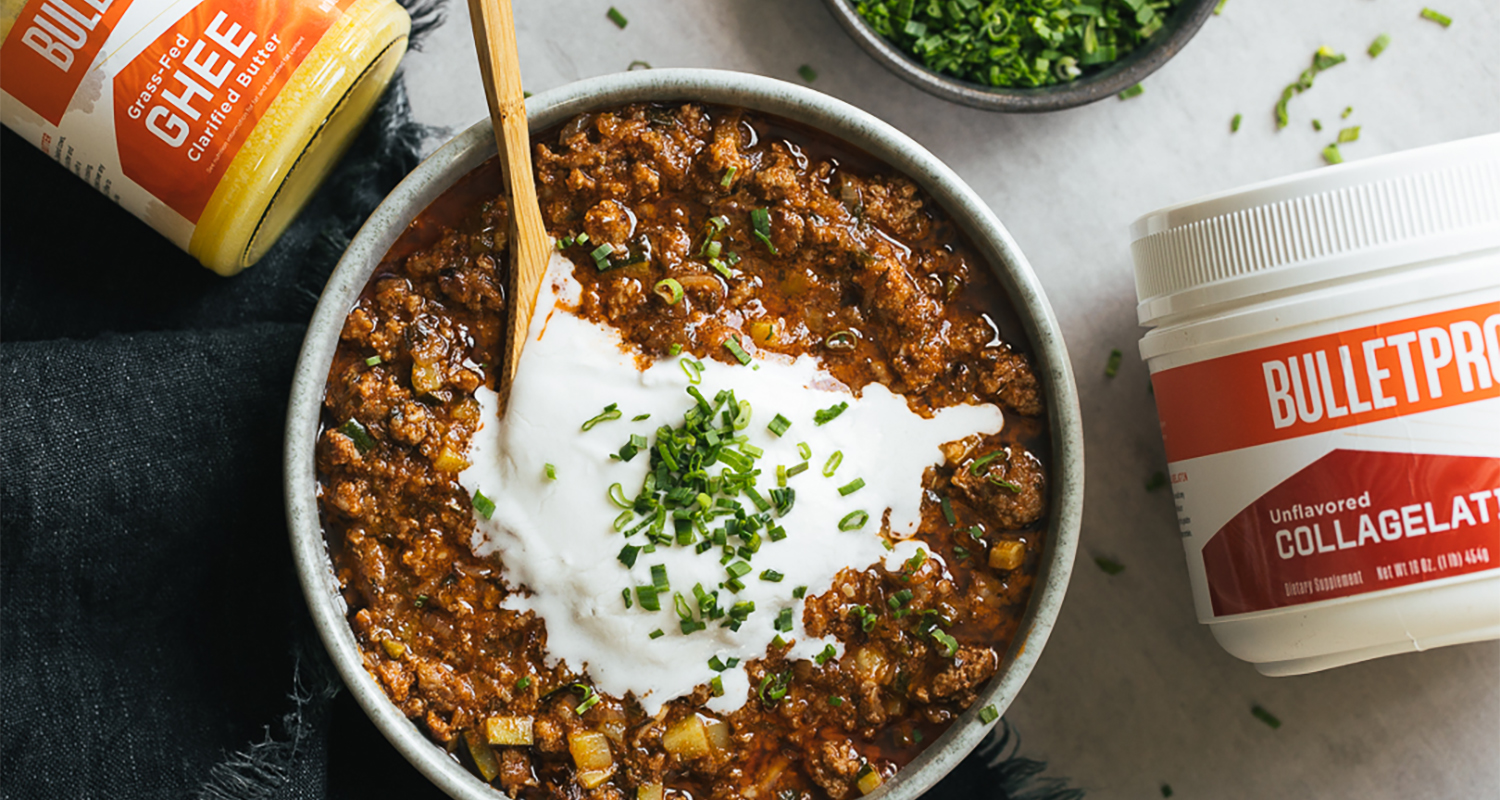 Enjoy a Comforting Bowl of Hearty, No-Bean Keto Chili
