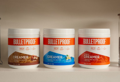 Bulletproof Creamers in Hazelnut, French Vanilla and Original flavors