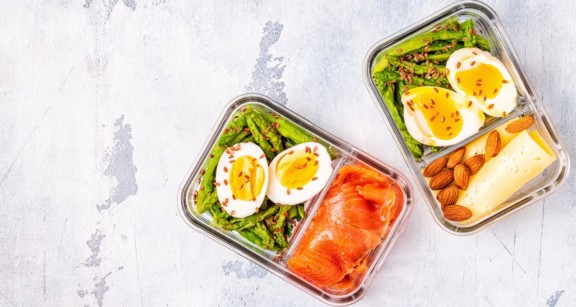 To-go keto lunch containers