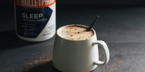 A mug of Collagen Sleep Tea