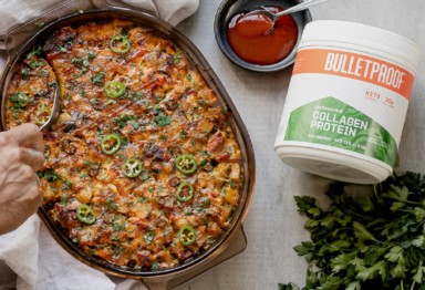 Keto Buffalo Chicken Casserole