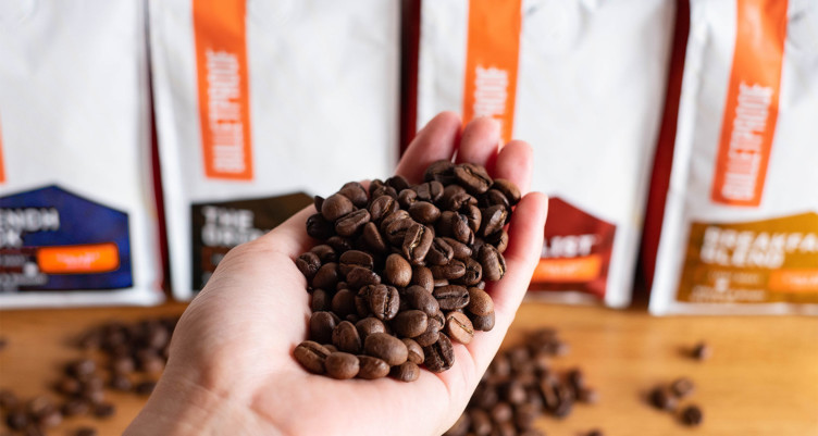 Bulletproof Coffee beans and bags
