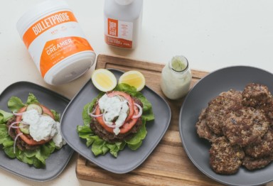 Greek lamb burgers