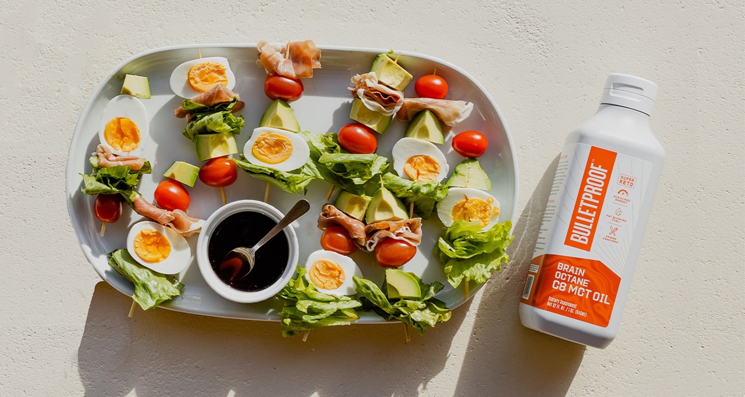 These Cobb Salad Skewers Take Eating Salad to a Fun New Level