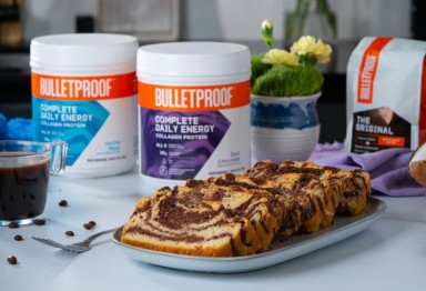 Keto marble cake