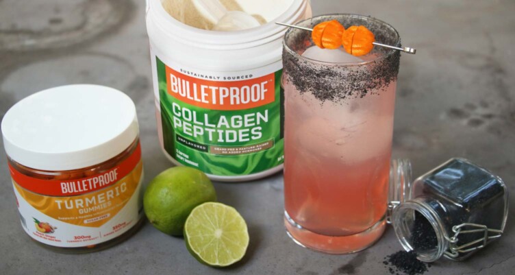 Keto Spooky Paloma Cocktail Recipe