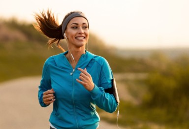 Woman jogging