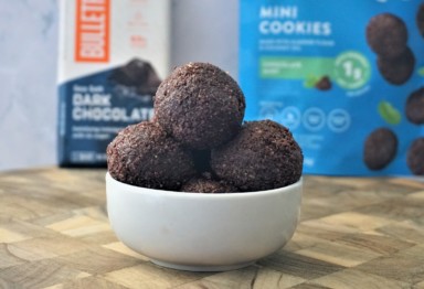 Keto thin mint truffles