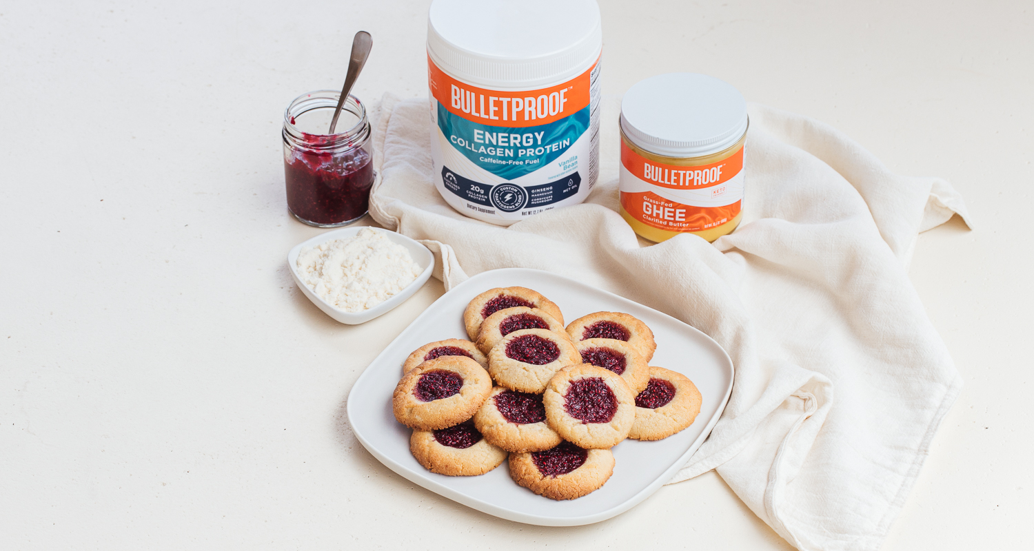 Keto Thumbprint Cookies With Easy-to-Make Raspberry Jam | Bulletproof