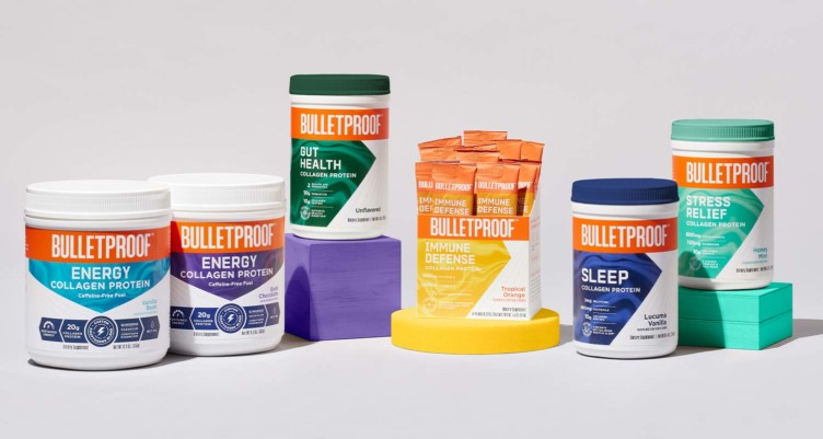 Bulletproof Collagen products on display