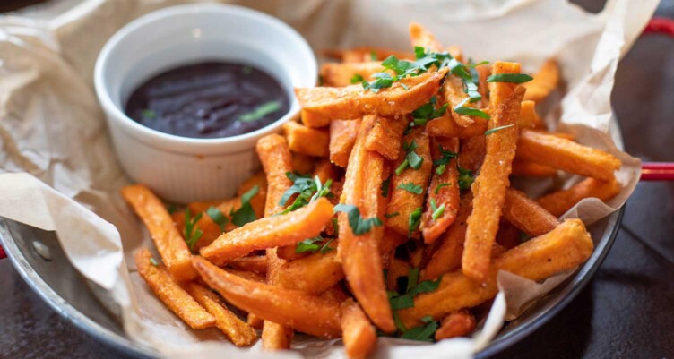 Pumpkin Spice Sweet Potato Fries