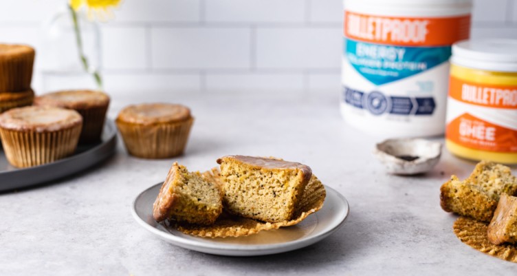 Keto Lemon Poppy Seed Muffins