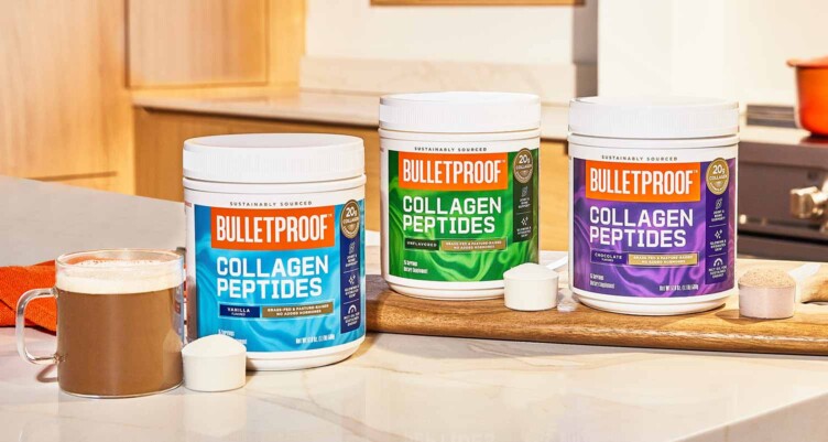 Bulletproof Vanilla, Chocolate and Unflavored Collagen Peptides