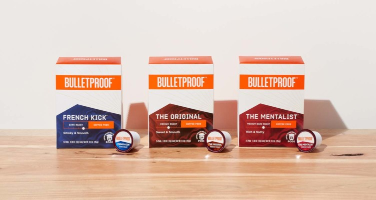 Bulletproof single-serve coffee pod family