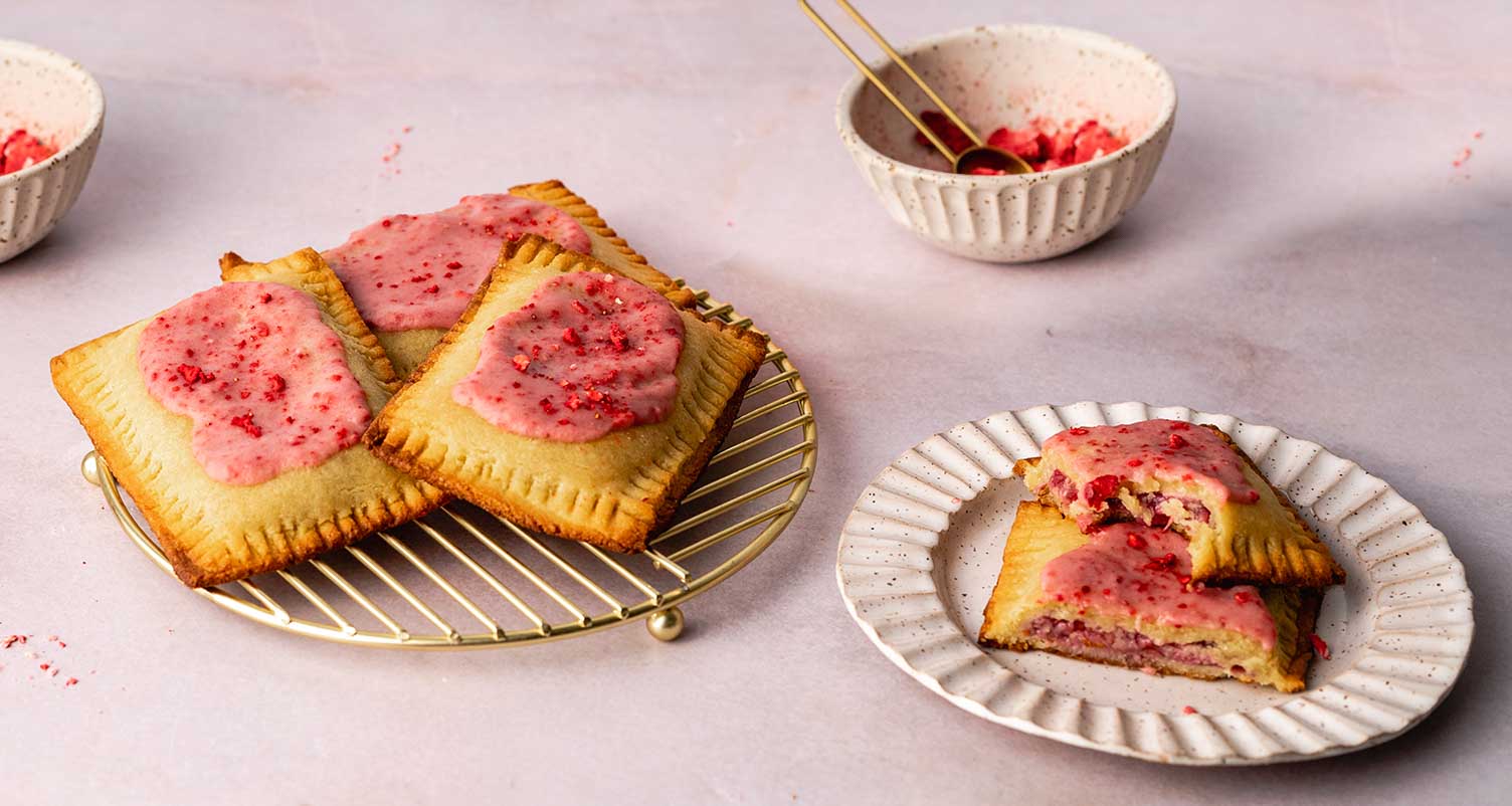 Glazed Keto Pop-Tarts With Easy-to-Make Strawberry Filling | Bulletproof
