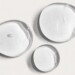 Droplets of MCT Oil on a white background