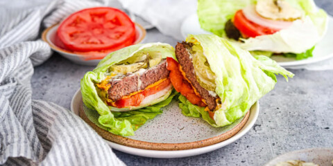 low carb burger