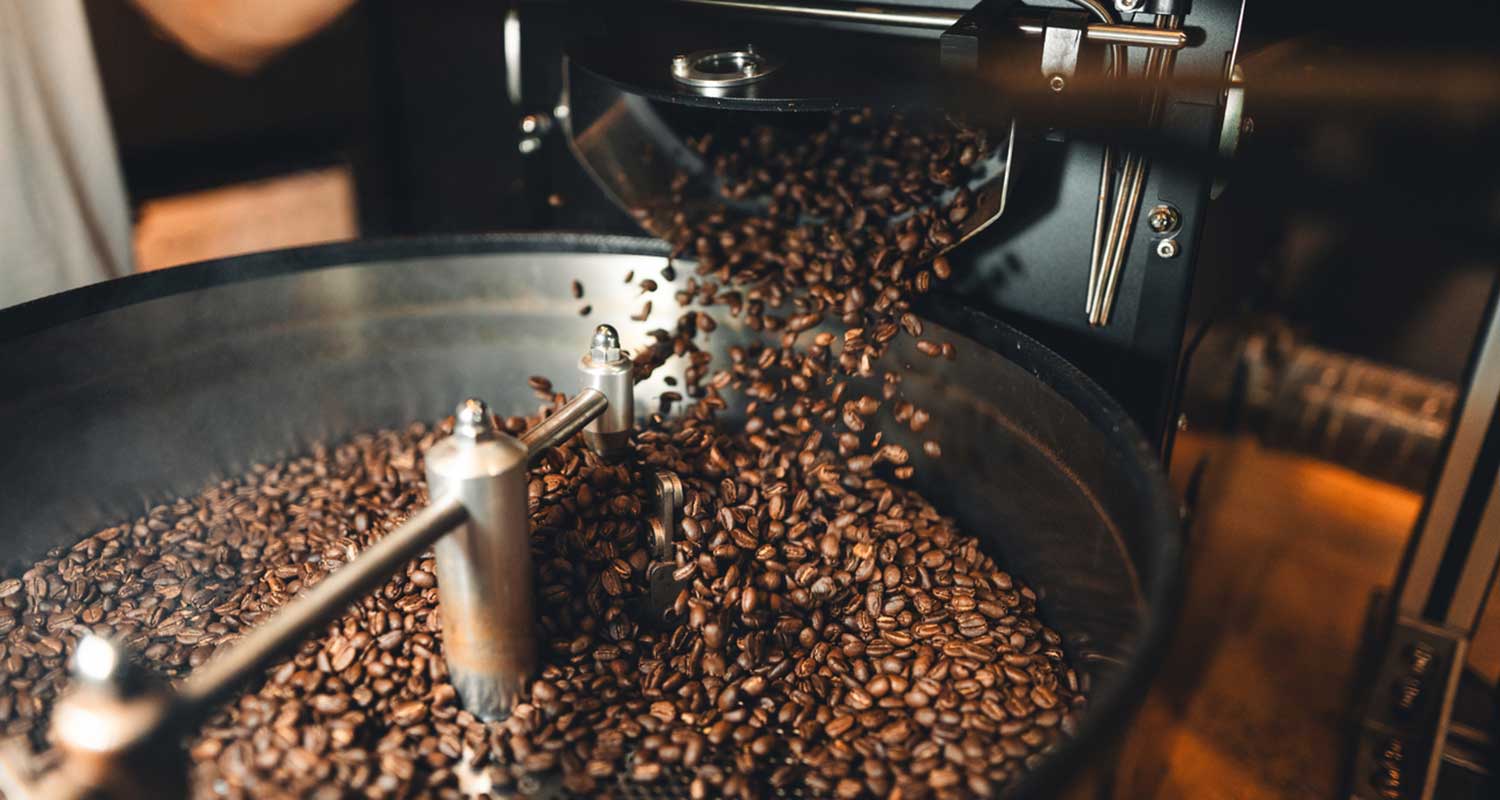coffee beans roasting