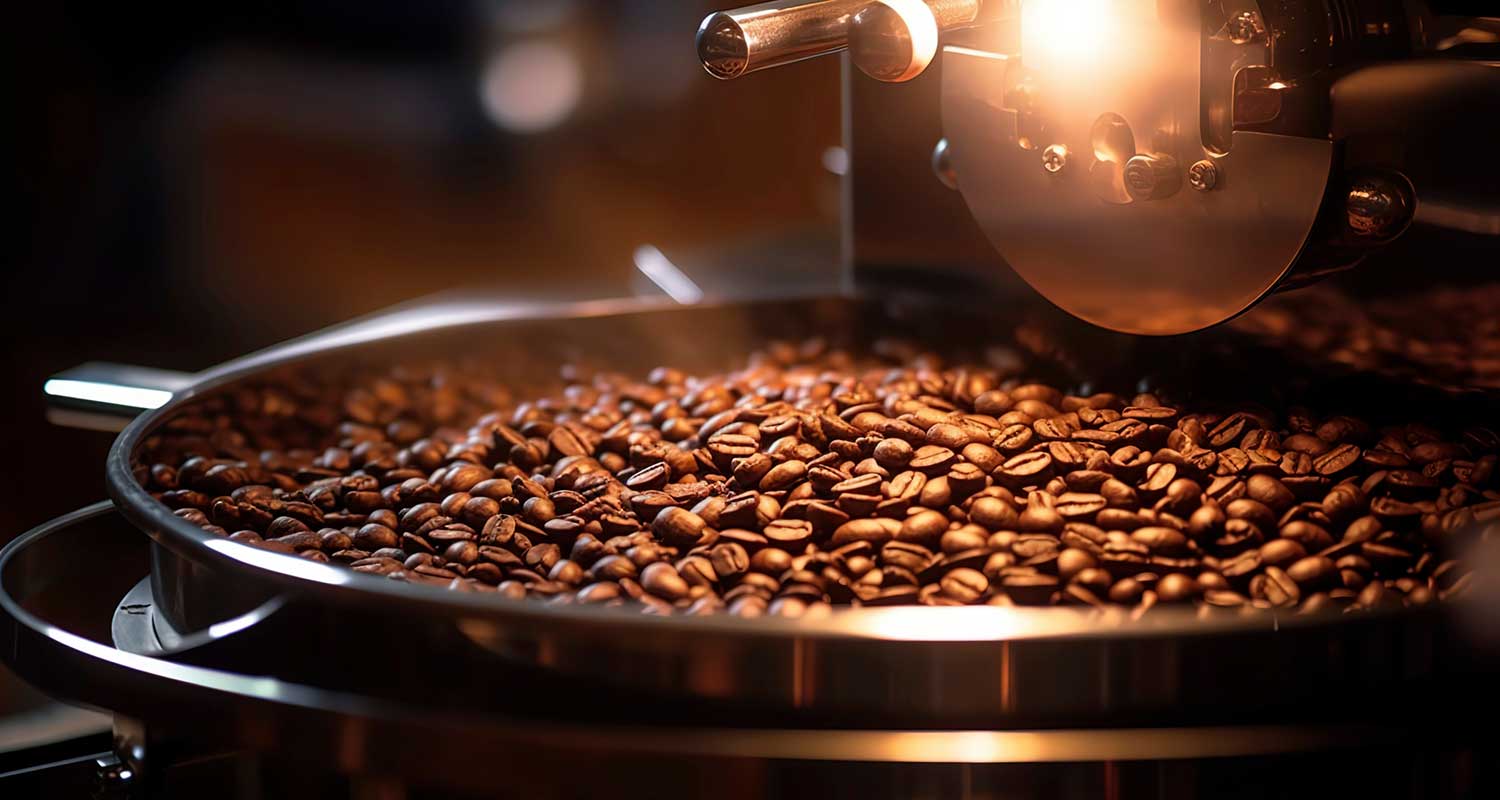 coffee beans roasting