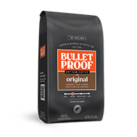 Bulletproof original roast product on a counter