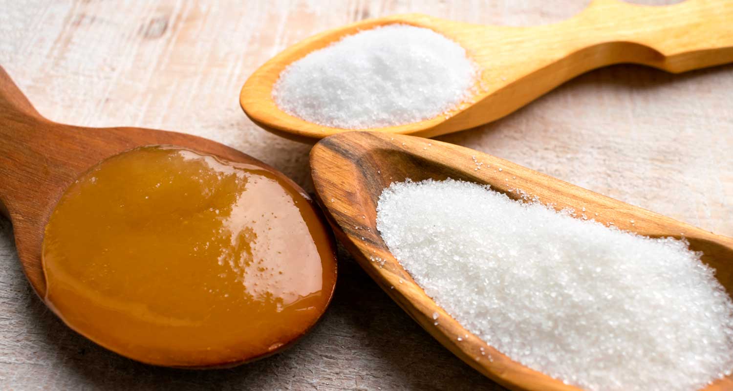 Spoons with artificial sweeteners
