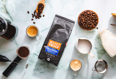 bulletproof french kick and latte supplies