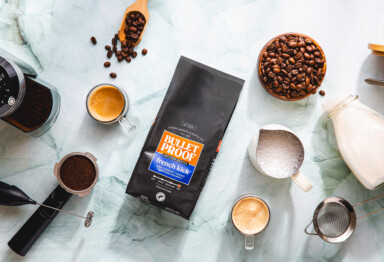 french kick coffee and latte ingredients