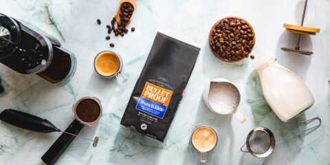 french kick coffee and latte ingredients